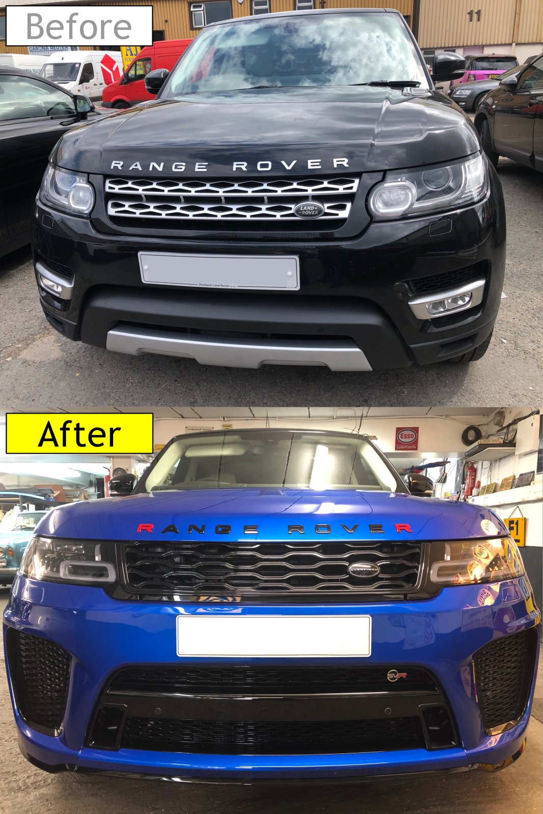 Land Rover Range Rover Sports Facelift conversion 2013 to 2018