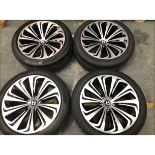 22" Bentley Bentayga Polished Alloy Wheels Plus Tyres